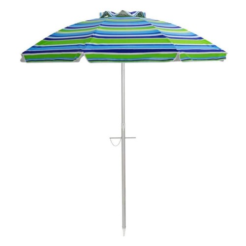 Clihome Beach Umbrella 84? x 72? Outdoor w/o Weight Base w/ Carry Bag Green