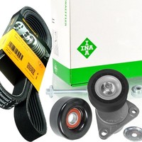 Conti 6PK2205 Keilrippenriemen-Satz + Spanner FüR Ford Transit