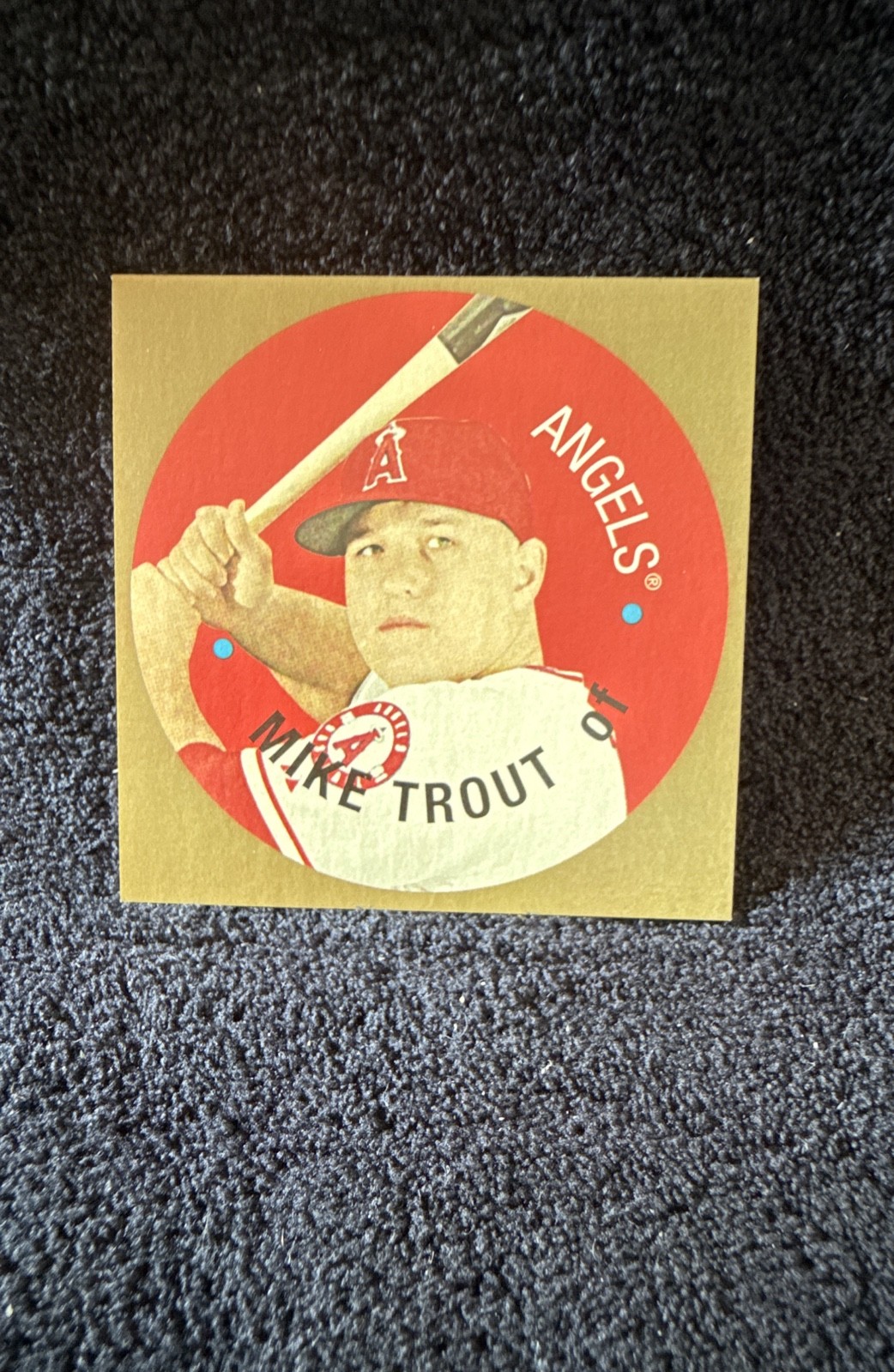 2016 Topps Heritage - 1967 Discs Mike Trout #67TDC-MT
