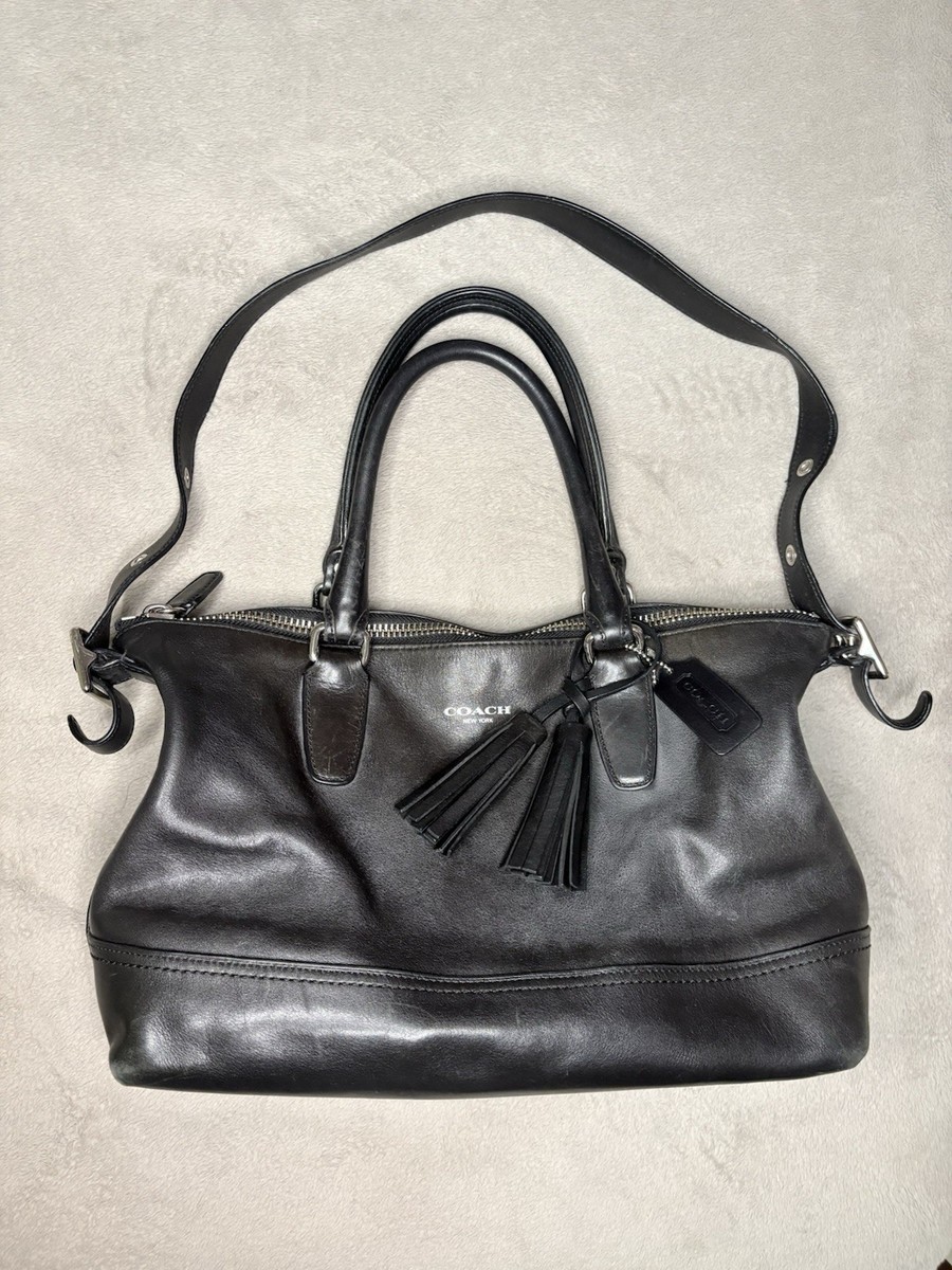Coach Black Legacy Molly Leather Tote Shoulder Handbag G1269-21132