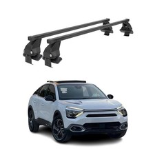Menabo Dachträger Grundtäger für Citroen C4 2021-2026 50kg Stahl Schwarz 2 tlg
