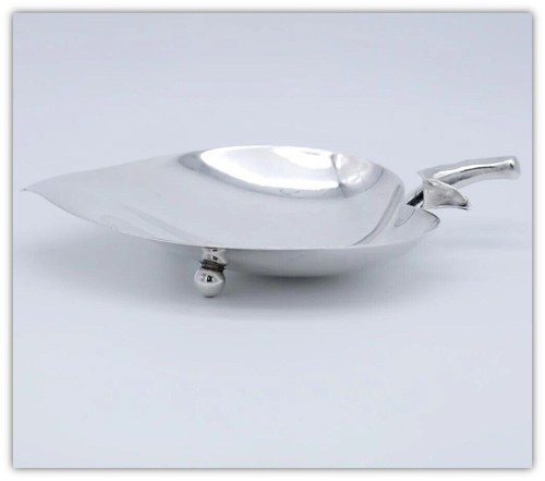 Juego de platos de hoja de tazón de nuez de plata esterlina Tiffany & Co - Imagen 5 de 5