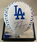 FREDDIE FREEMAN SIGNED AUTOGRAPHED DODGERS TEAM LACE BASEBALL FANATICS AUTHENTIC