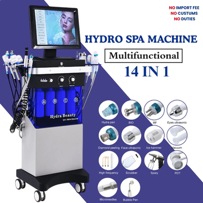 #ad 14in1 Hydra Spa Facial Beauty Machine Hydro Dermabrasion Face Skin Cleaning Face $759.00