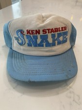 The Snake Ken Stabler Vintage Trucker Hat Houston Oilers 1980 1981 NFL Football