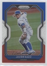 2021 Panini Prizm Tier II Red White & Blue Prizm Javier Baez #107 rj2