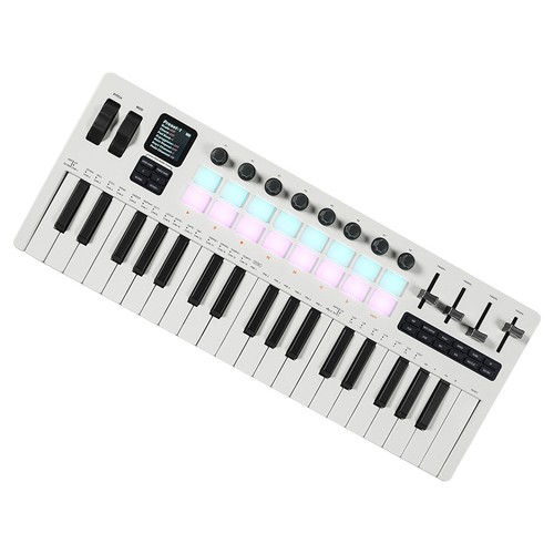 M-VAVE MIDI Keyboard 37-Key With Velocity Sensitivity 16 RGB Backlit Drum Pa TDW - Picture 7 of 12