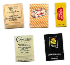 Four Matchbook-style Sewing Kits as discussed