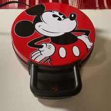 Disney Mickey Mouse 7.5 Inch Waffle Maker Makes Mickey Face Fun Pancake Maker