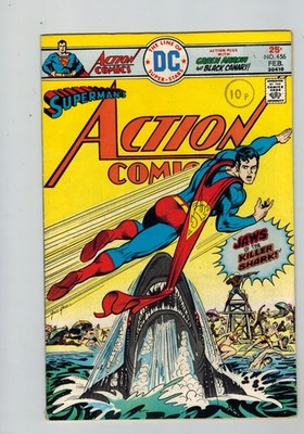 Action Comics (1938) # 456 (5.0-VGF) (988043) JAWS, Mike Grell cover and art ...