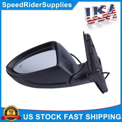 Mirror Left Side Heated Blind Spot 17A857507AL9B9 For Volkswagen Jetta 2019-2023