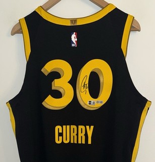 Stephen Curry Signed Warriors Authentic NBA Nike ADV Autograph Jersey USASM BAS