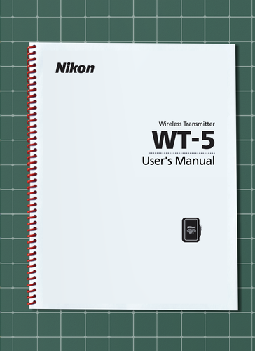 Nikon WT-5 — Manuel de l'utilisateur Guide du propriétaire référence — 62 pages — Fabriqué aux États-Unis - Photo 1/2