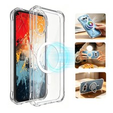 IMAK For TCL NxtPaper 70 Pro, Shockproof Clear Soft Wireless Charge Case Cover