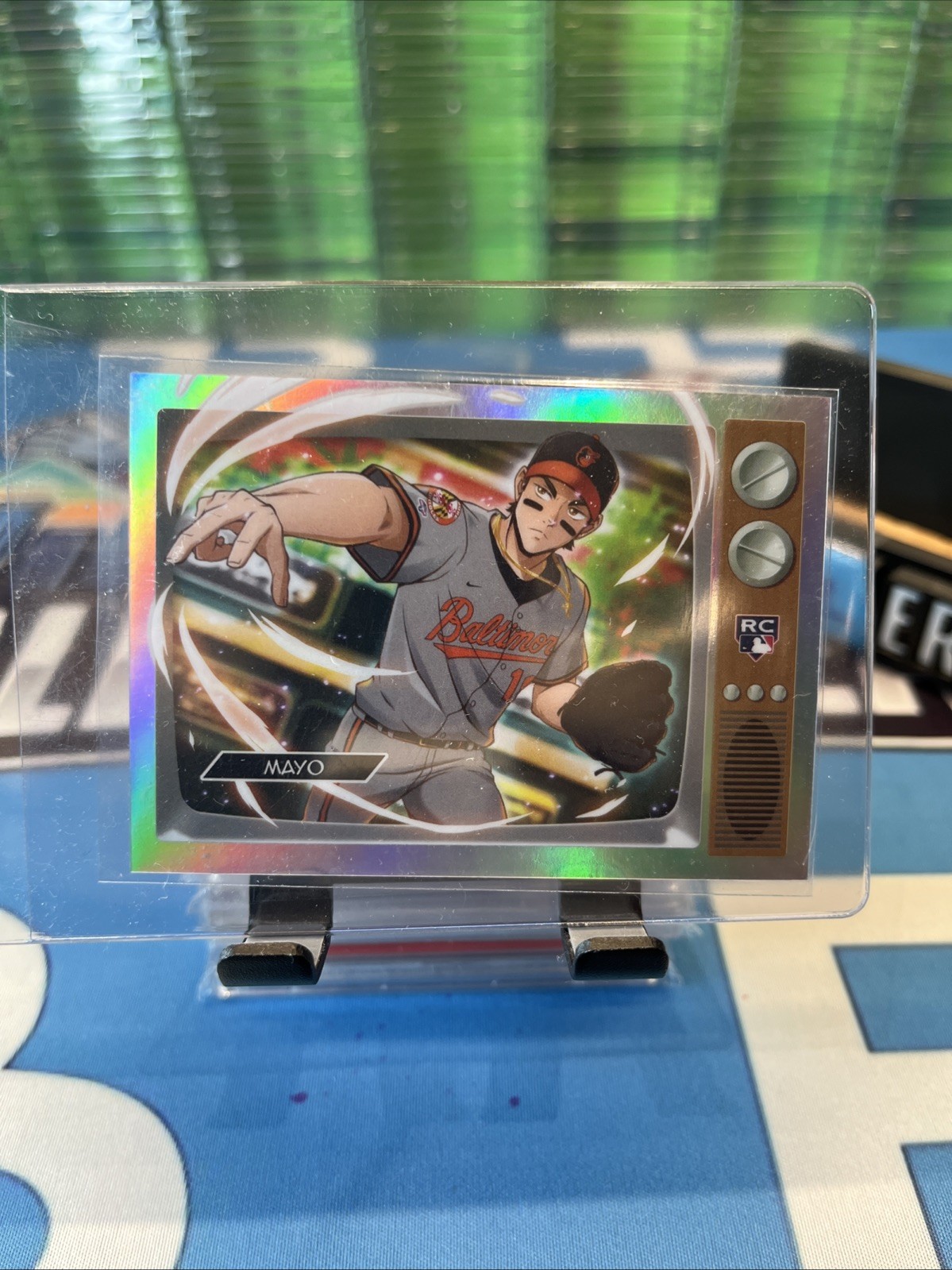 COBY MAYO 2025 BOWMAN CHROME ANIME ROOKIE SP ORIOLES RC Q0M-504