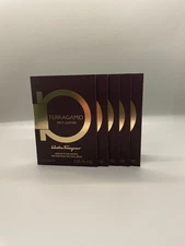 5X  Salvatore Ferragamo Spicy Leather FOR HIM .05 FL OZ SAMPLE SIZE PACK OF 5