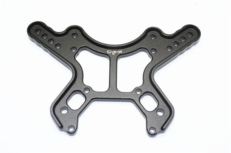 GPM MAK028-BK Front Black Aluminum Shock Tower For ARRMA Kraton Talion Outcast