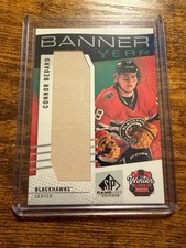 Upper Deck SP Game Used Connor Bedard Banner Year Relics Blackhawks 2025-26