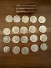 90% Silver 1964 Kennedy Half Dollars - Roll of 20 - $10 Face Value