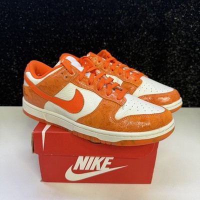 Nike Dunk Low Cracked Orange Size 10W (new)