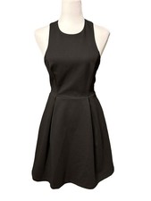 Lulus Skater Dress Women’s Small Black Cut Out Back NWD
