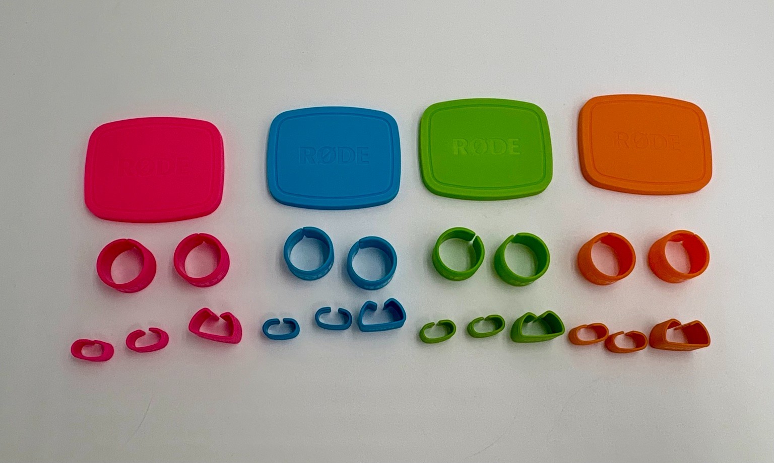 RØDE COLORS 1 XLR-ID Cable Microphone Identification Caps Clips Rings Set