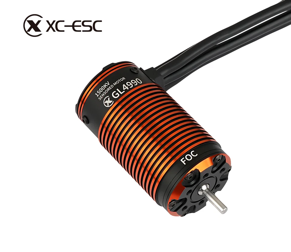 XC COMBO FOC for CRAWLER 1/6: BRUSHLESS MOTOR GL4990 1500KV + GL6 ESC 200A 4-8S - Image 3 of 4