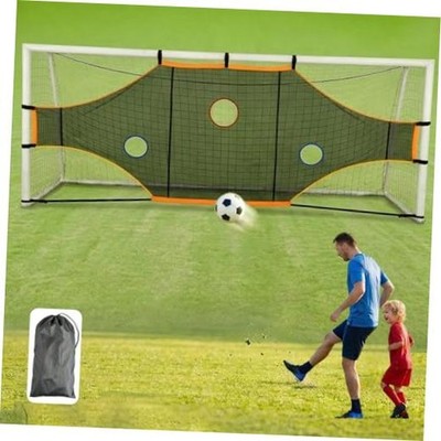 Soccer Goal Target Net, 16x6ft - Turn Training into a Game with 7 Scoring