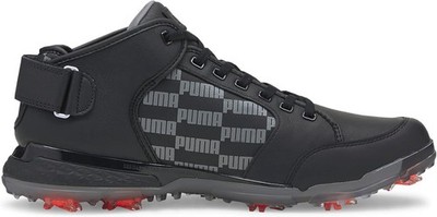 Size 9.5- Puma Men's Proadapt Delta Mid Golf Shoe, Puma Black/Quiet Shade.