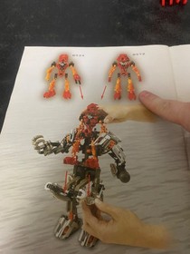 Bionicle Lot of Two Exo-Toa 8557 & Tahu Nova 8572, 100% Complete! w/ Manual