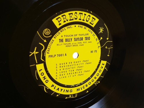 BILLY TAYLOR TRIO A Touch Of Taylor LP PRESTIGE PRLP 7001 US 1955 DG MONO CLEAN - Picture 3 of 13