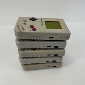 Lot of 5 Broken Nintendo Game Boy Handheld Consoles Only As-Is for Parts/Repair
