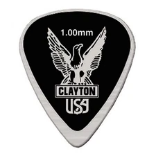 Clayton ZZ-Zinc Standard Metal Guitar Pick 1.0 mm