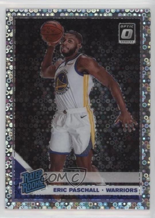2019 Panini Donruss Optic Rated Rookie Fast Break Prizm Eric Paschall #199 et6