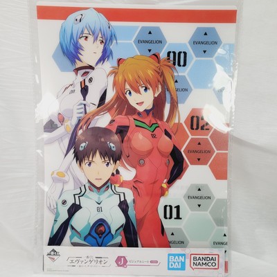 Neon Genesis Evangelion Anime Ichiban Kuji Visual Art Sheet Clear File Poster