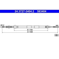 ATE 24.3727-3404.2 Seilzug, Feststellbremse