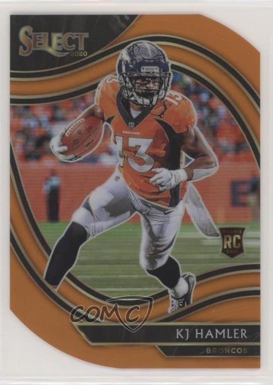 2020 Panini Select Field Level Orange Prizm Die-Cut KJ Hamler #367 2l4