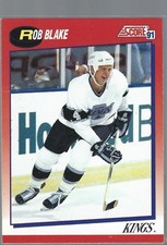 1991-92 Score Canadian - Rob Blake #27 Los Angeles Kings