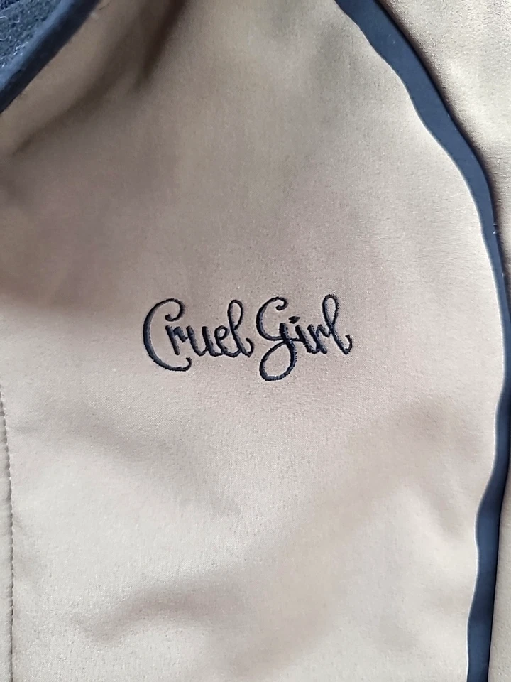 Chaqueta Cruel Girl a prueba de intemperie cremallera completa ropa de rancho rodeo ecuestre M ajustada Foto 3 de 4