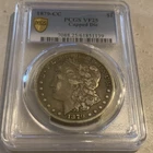 1879 CC Morgan Silver Dollar VF25 Capped Die PCGS 90% Silver Coin
