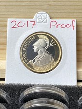 2017 Proof Britannia £2 Two Pound Coin Brilliant Uncirculated BU Mint