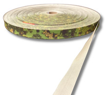 1" Nylon Binding Tape GreenZone Camo 5038 One Side Pattern 25 Yds USA