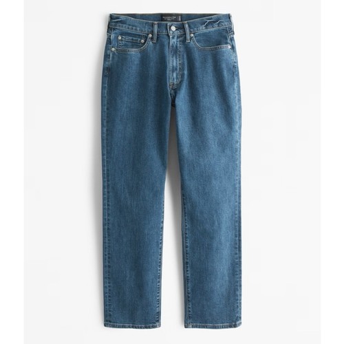 Abercrombie & Fitch Signature Denim Athletic Straight Jean 31W x 32L - Picture 4 of 13