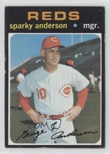 1971 Topps High # Sparky Anderson #688 HOF 2v5