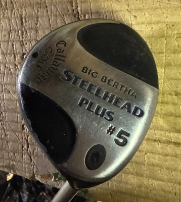 Callaway Big Bertha Steelhead Plus #5 Wood Fairway Firm Flex Gems Graphite RH
