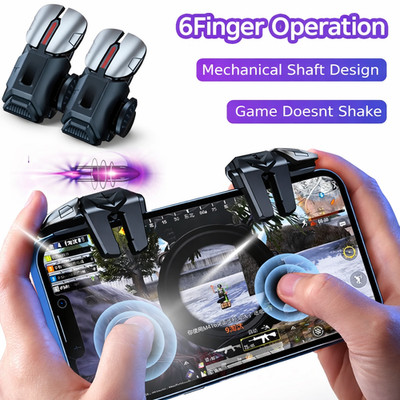 Gatillos control Para Celular Android y IOS PUBG Movil Gamepad Botones L1 R1 To