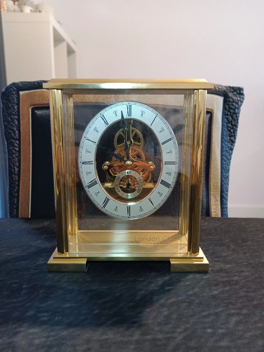 Horloge Carrosse London Clock Co – Laiton Vintage – Quartz – À Réparer / Pièces