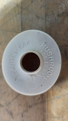 ODI MUSHROOM BEARING CAP White Old School BMX Racing Freestyle Survivor Vintage