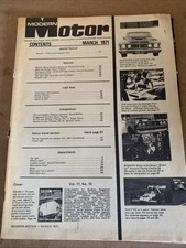 #2 Car magazine Modern Motor 1971 March Xy Gt  Torana Capri V6