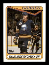 1990 Dave Andreychuk 169 Sabres 25 Topps Hockey Sports Trading Card CC